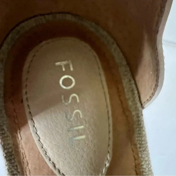 Fossil Women’s Wedge Espadrille Sandals Size 11 Boho - Picture 13 of 14